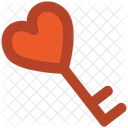 Heart Key Love Icon
