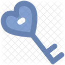 Heart Key Love Icon