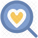 Heart Magnifier Dating Icon