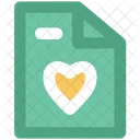 Heart Report Medical Icon