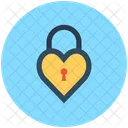 Heart Lock Privacy Icon