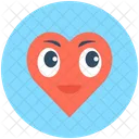 Heart Love Smiley Icon