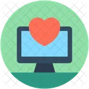 Heart Online Love Icon