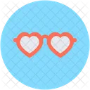 Heart Glasses Spectacles Icon