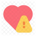 Heart Alert Warning Icon