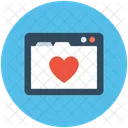 Heart Screen Web Icon