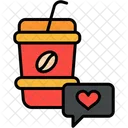 Heart Coffee Love Icon