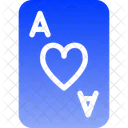 Heart Ace Card Icon
