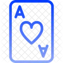 Heart Ace Card Icon