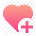 Heart Add  Icon