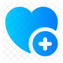 Heart Add  Icon