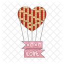Heart Heart Airdrop Love Icon