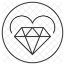 Heart And Diamond  Icon
