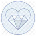 Heart And Diamond Heart And Icon