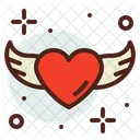 Heart And Wings  Icon