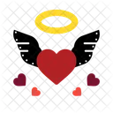 Heart Angle Romance Heart Icon