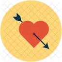 Heart Arrow And Icon