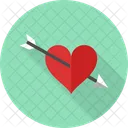 Heart Arrow Heart Love Icon