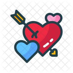 Download Free Heart Arrow Icon Of Colored Outline Style Available In Svg Png Eps Ai Icon Fonts