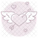 Heart Arrow Icon