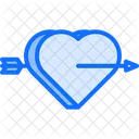 Heart Arrow Cupid Arrow Heart Icon