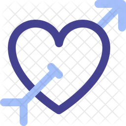 Heart Arrow  Icon