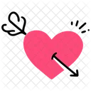 Heart Arrow  Icon