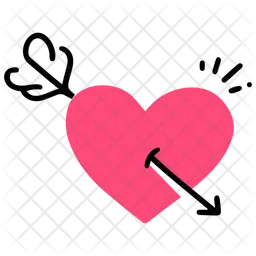 Heart Arrow  Icon