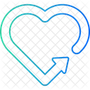 Heart Arrow  Icon