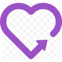 Heart Arrow  Icon