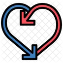 Heart Arrows  Icon