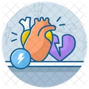 Heart Attack Heart Disease Heartbeat Icon