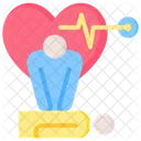 Heart Attack Healthcare Emergency Icon