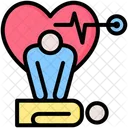 Heart Attack Healthcare Emergency Icon