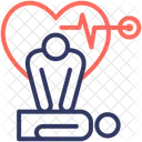 Heart Attack Healthcare Emergency Icon