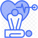 Heart Attack Healthcare Emergency Icon