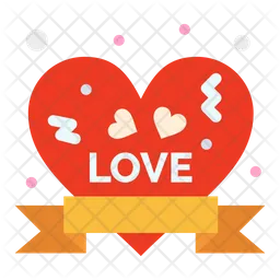 Heart Badge  Icon