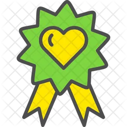 Heart Badge  Icon