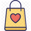 Heart Bag Shopper Bag Shopping Bag Icon