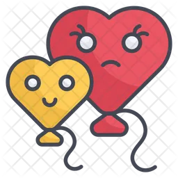 Heart Ballon  Icon