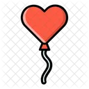 Heart Balloon  Icon