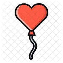 Heart Balloon  Icon