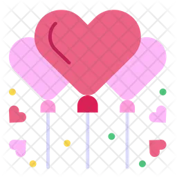 Heart Balloon  Icon