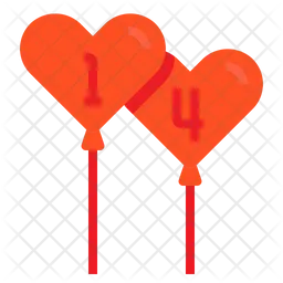 Heart Balloon  Icon