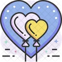 Heart Balloon Heart Balloon Icon