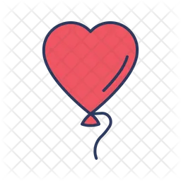 Heart Balloon  Icon