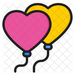 Heart Balloon  Icon