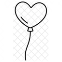 Heart Balloon Love Valentine Icon