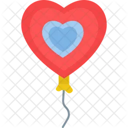 Heart balloon  Icon