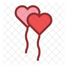 Heart Balloon  Icon